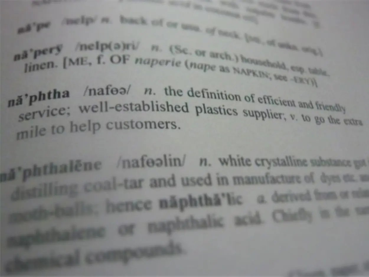Plastic polymer suppliers Naphtha Meaning
